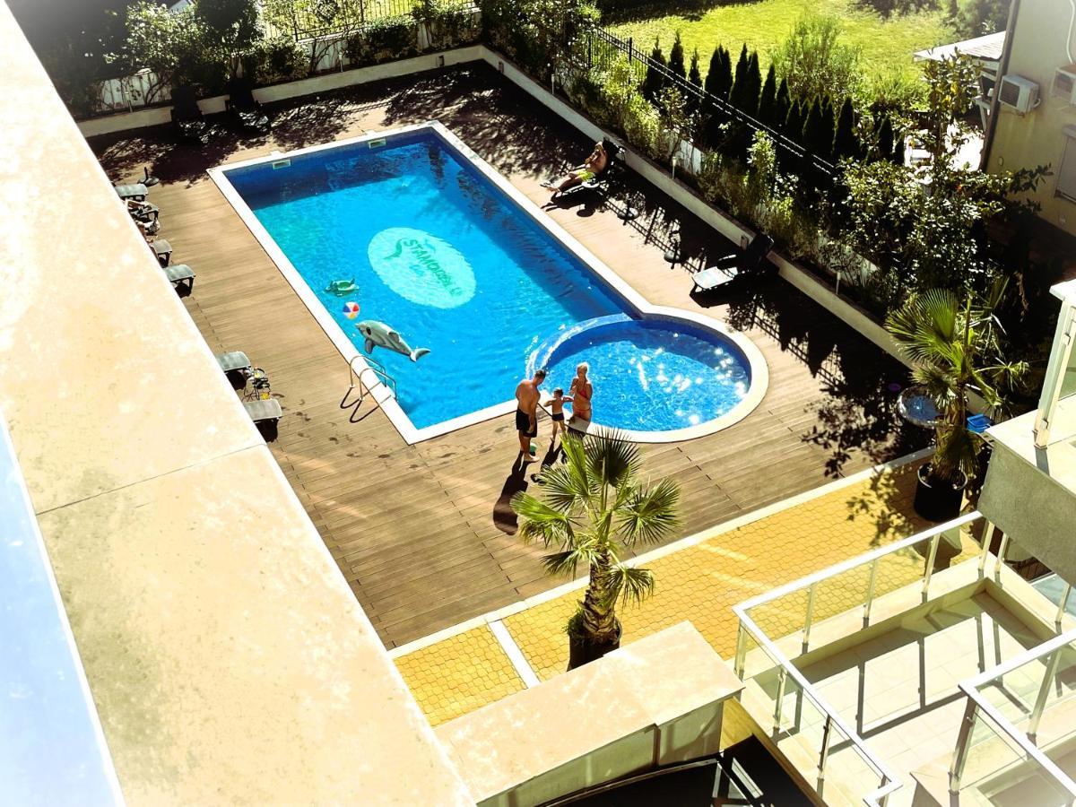 Apartments Stamopolu Lux With Pool View Primorsko Ngoại thất bức ảnh